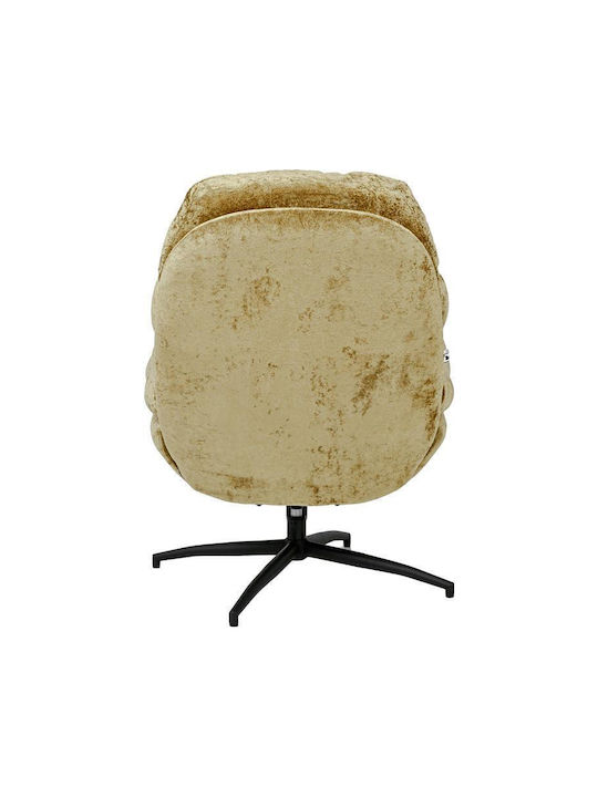 Fylliana Polstersessel mit Fußhocker Senfgelb 93x78x99cm
