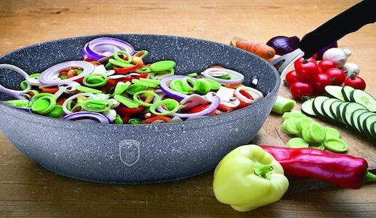 Berlinger Haus Stone Touch Line Kochgeschirr-Set aus Aluminium Grau mit Steinbeschichtung 6-tlg