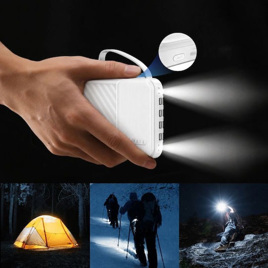 Wozinsky W11 Външна батерия 10000mAh 10W Бяла