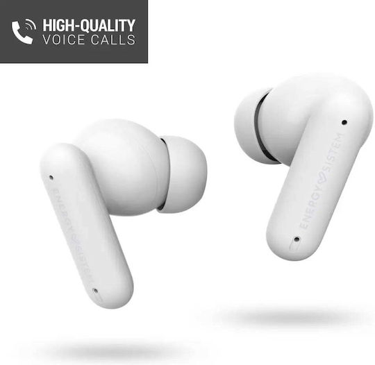 Chill In-Ear Bluetooth-Freisprecheinrichtung Kopfhörer mit Schweißresistenz und Ladeetui Weiß