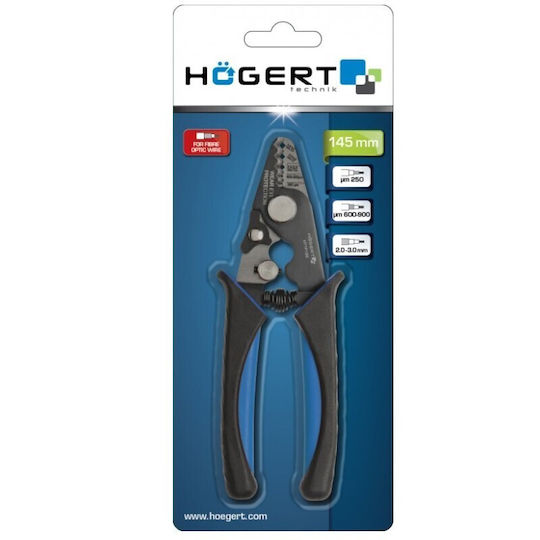 Högert Optical Fiber Stripper Pliers with 145mm Length