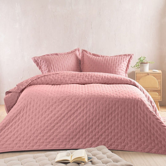 Rythmos Set Double Coverlets Microsatin Rotten Apple 240x260cm 3 Pieces