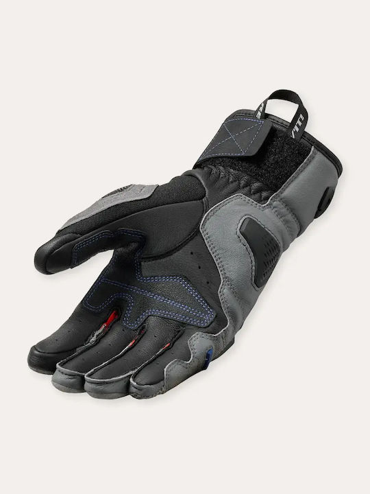 Rev'IT Sand 5 Sommer Herren Motorradhandschuhe Grey-Red