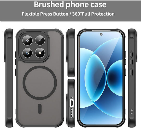 Techsuit Halofrost II Back Cover Plastic Black (Honor 600 Pro)