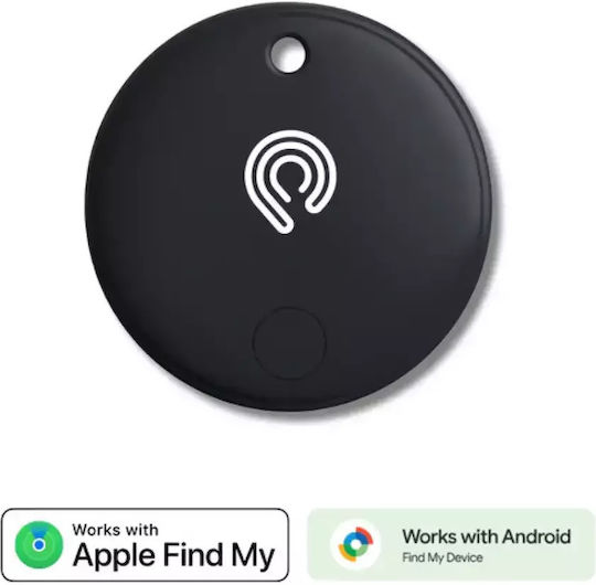 Hyperloq MiniTag Dual Apple Find My & Google Find Hub White