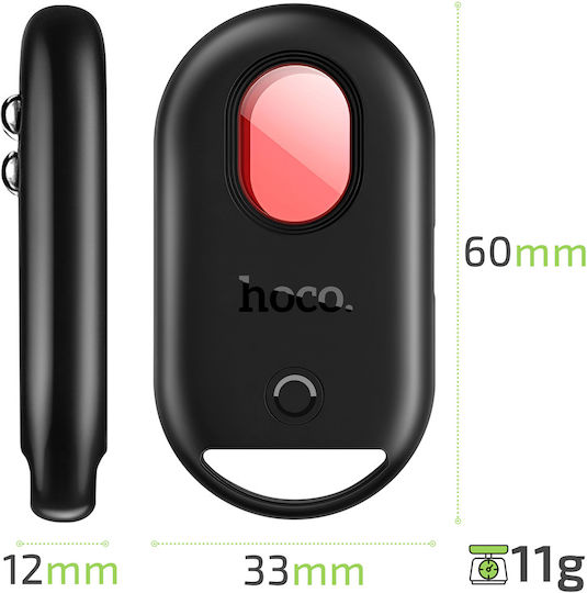 Hoco E95 Apple Find My Black Rechargeable
