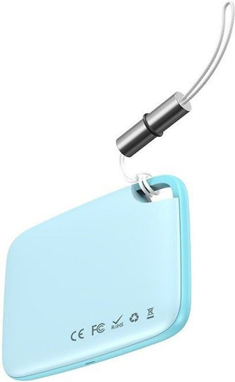 Baseus T2 Bluetooth Tracker Light Blue With Smartphone Tracking