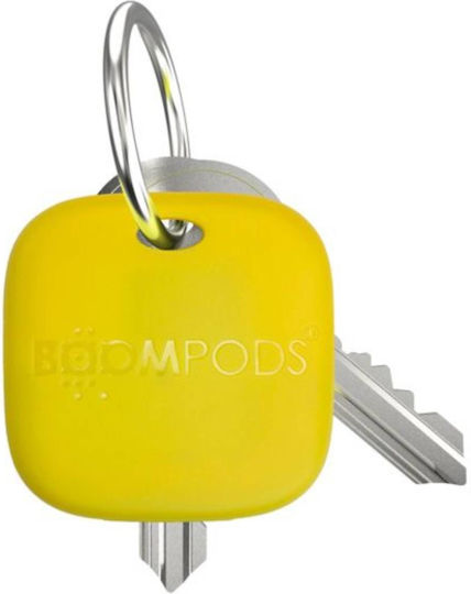 Boompods BOOMTAG Универсален Презареждащ Се Жълт Съвместим С Apple Find My