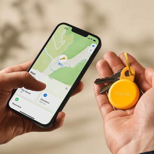Chipolo Loop Apple Find My & Google Find Hub Galben Cu Localizare Smartphone Reîncărcabil