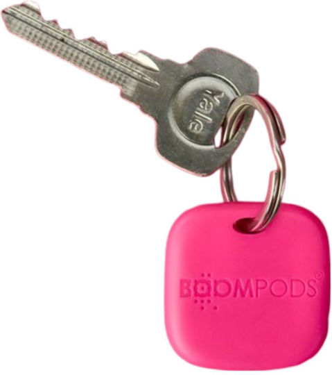 Boompods BOOMTAG Universal Презареждаща Се Съвместим С Apple Find My Фуксия
