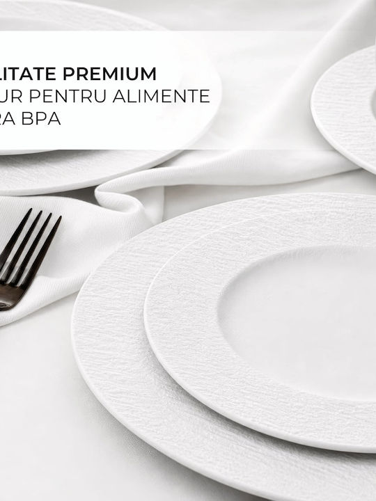 Miamio Alb Ceramică Set de Vase 20buc