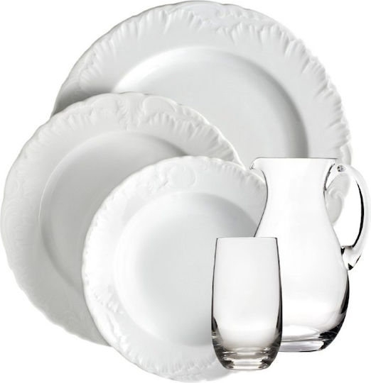 Emfasi Rococo Porcelain Dinnerware Set