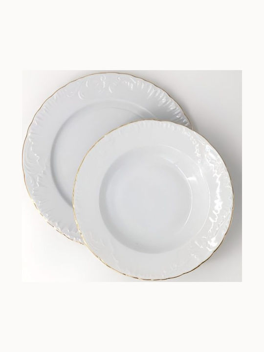 Emfasi Gold Porcelain Dinnerware Set 20pcs