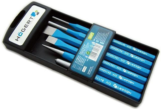 Set Dălți Perforatoare Spărgătoare 6 Buc Crv Ht3b710