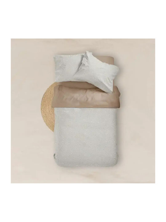 Borea Cotton Single Duvet Cover 160x240 Margot Beige