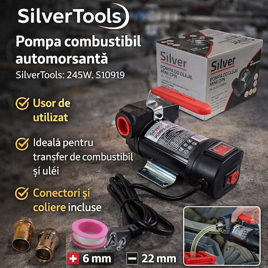Silvertools Pompa de combustibil pentru mașină