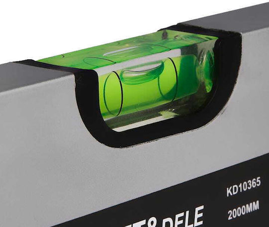 Kraft & Dele KD10365 Wasserwaage Aluminium 200cm mit 2 Augen