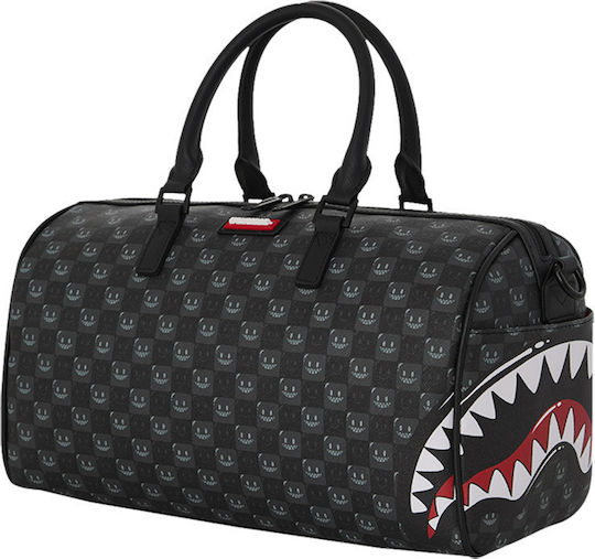 Sprayground Sharks In Paris Пътна Чанта Черна Текстилна М32xШ15xВ24см
