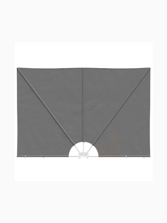 vidaXL Seitliche Zelt Terrasse Grau 1.6x2.4m