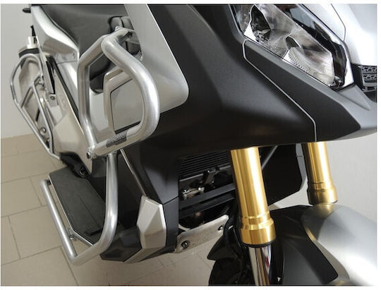 Motorcycle Engine Guards High+Low Rdmoto Honda X-adv 17-20 Silver