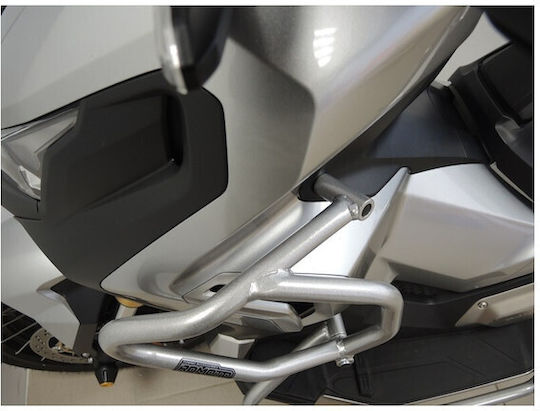Motorcycle Engine Guards High+Low Rdmoto Honda X-adv 17-20 Silver