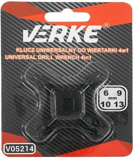 Universal Chuck Key Verke V05214 4in1