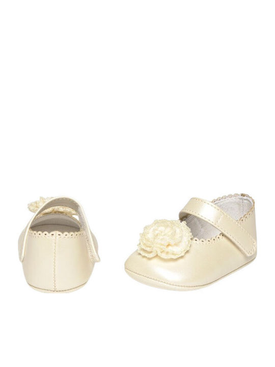 Mayoral Baby Soft-Sole Beige Ballet Flats