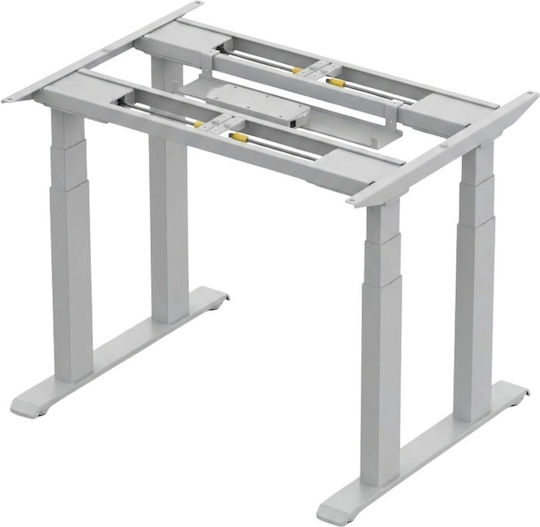 ErgoAction Solid Rock Klappbare Metallische Schreibtischbasis Schwarz 100x80x62cm