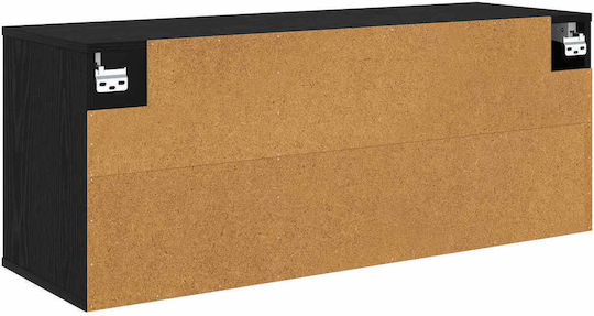 Dulap Suspendat Din Stejar Negru 102x33x40cm