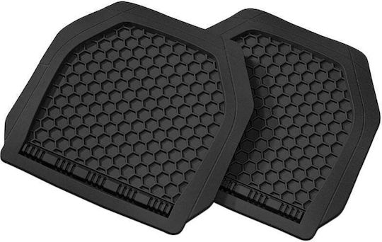 Autoline Rear Mats Universal 2pcs Tray Type Fimé Transparent