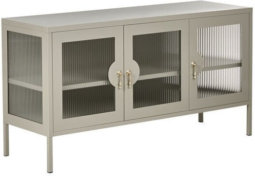 Μπουφές Berwyn 3414 από Μέταλλο & Γυαλί 120x40x65cm