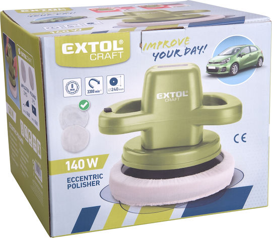 Extol Body Polisher Αλοιφαδόρος 140W με Ταχύτητα 3300rpm