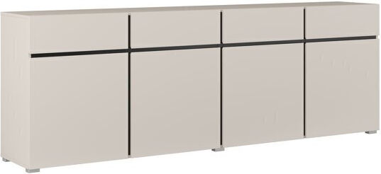 Μπουφές Alfere 100 Ξύλινος με Συρτάρια Κασμίρι 225x40x78cm