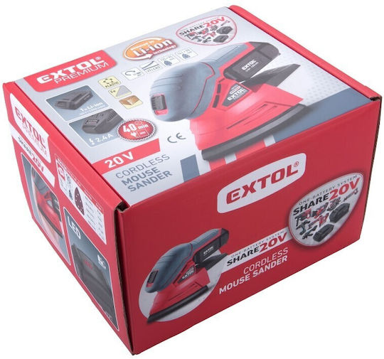 Angle Grinder Extol Premium Share20v Li-ion Without Batteries Charger