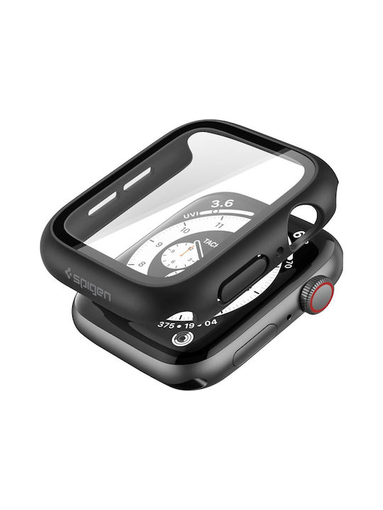Spigen Thin Fit 360 σε Μαύρο χρώμα για Apple Watch 4 / 5 / 6 / Se 1 / 2 / 3