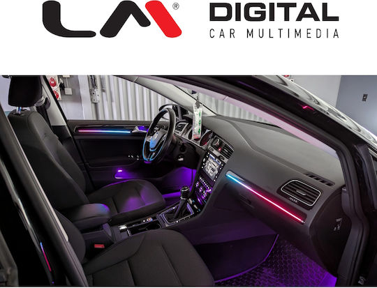 LM Digital Interior Decorative Car Lighting System RGB