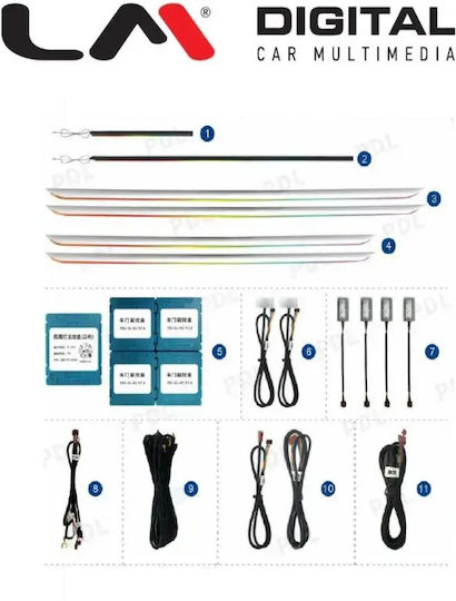 LM Digital Interior Decorative Car Lighting System