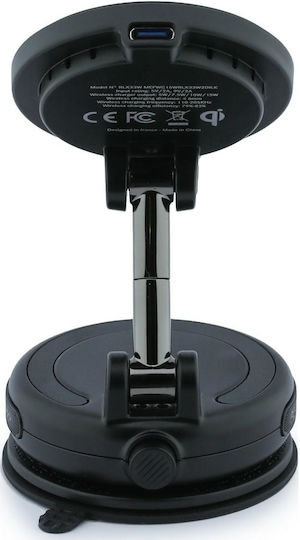 Mercedes-Benz Car Mobile Mount with MagSafe Magnet & Wireless Charging 15W Black