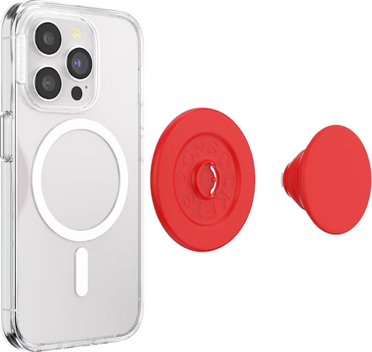 Popsockets Popout Basic Rosso Grip Magsafe Phone Grip Stand Red 807281