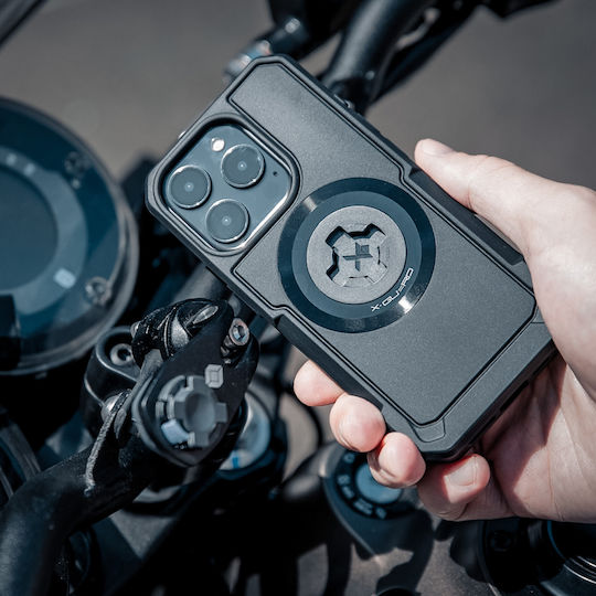 X-Guard Mobile Phone Case Apple iPhone 15 Pro for Motorcycle Mount