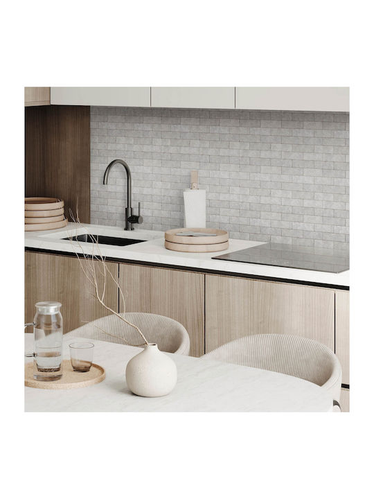Autocolante Plăci de Faianță din Vinil Ideale pentru Interioare Moderne Design Tridimensional de Cărămidă 10x40x20 bucăți