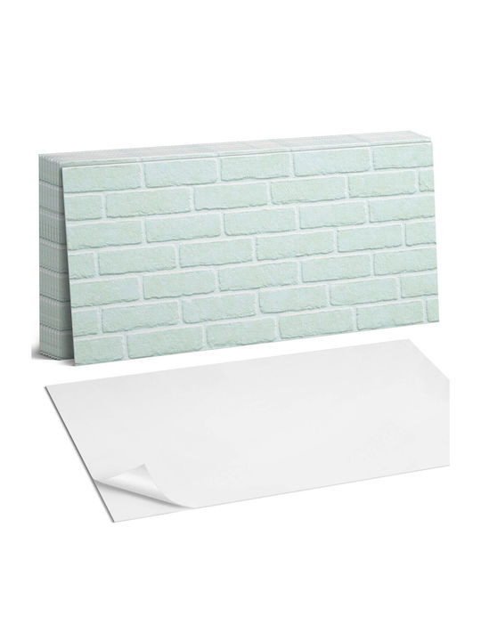 Wandsticker & Wandgemälde Vinyl Bedrucktes Design Wand Ziegel 10x40x20 cm