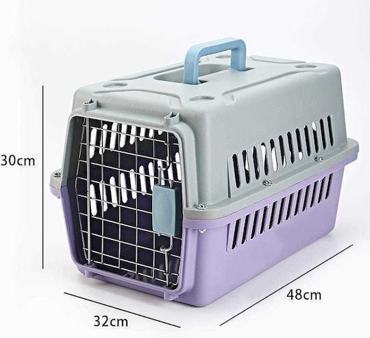 Cușcă de transport pentru câini Violet 48x32x30cm
