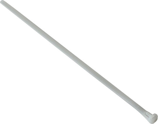 Tretytka Legătură Cablu Din Plastic 300mmx7.4mm În Culoare Albă 1 Buc