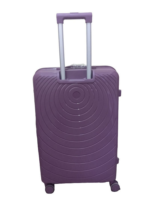 Felbags Fl1203a Mittlerer Hartschalen-Reisekoffer Lila Höhe 65cm