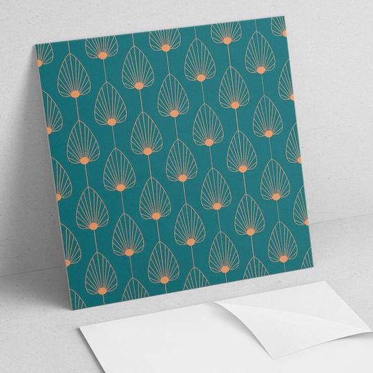 Vinyl Wall Tiles Modern Interior Decoration Leaf and Circle Design 9x30x30 Pcs Vinyl Wall Tiles Modern Interior Decoration Leaf and Circle Design 9x30x30 Pcs
