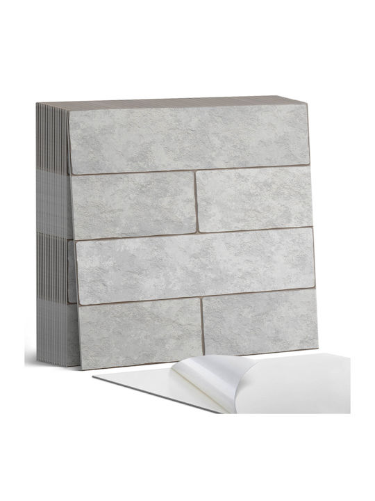 Coloray Wandsticker & Wandgemälde für Fliesen Grafisches Muster für Esszimmer PVC 3D Ziegel Design 20x20x20 cm
