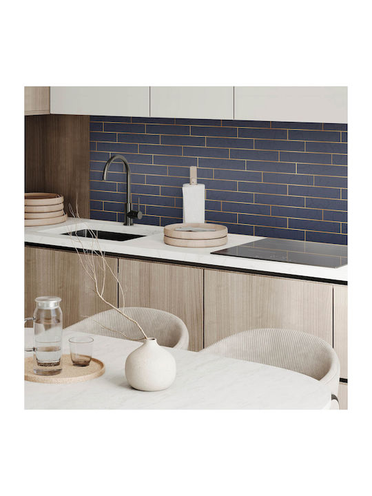 Vinyl Tile Set Wall Texture Brick Print 4x50x50 Pieces
