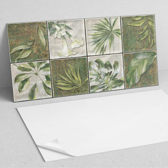 PVC Tile Pack Self Adhesive Design Sheets Bedroom Nature Mosaic 10x40x20 cm