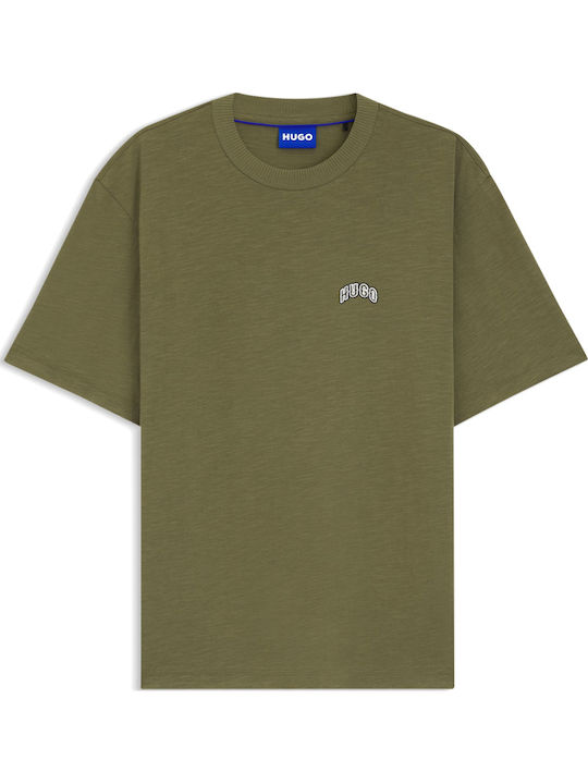 Тениска Regular Fit Маслинено Зелен